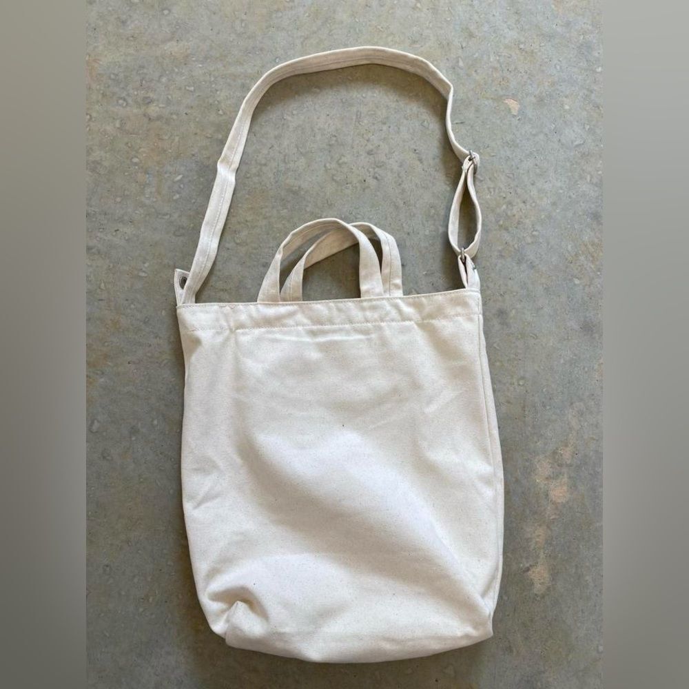 Baggu Dark Academia Twee College School White Books&Books Canvas Tote Bag - Picture 2 of 8